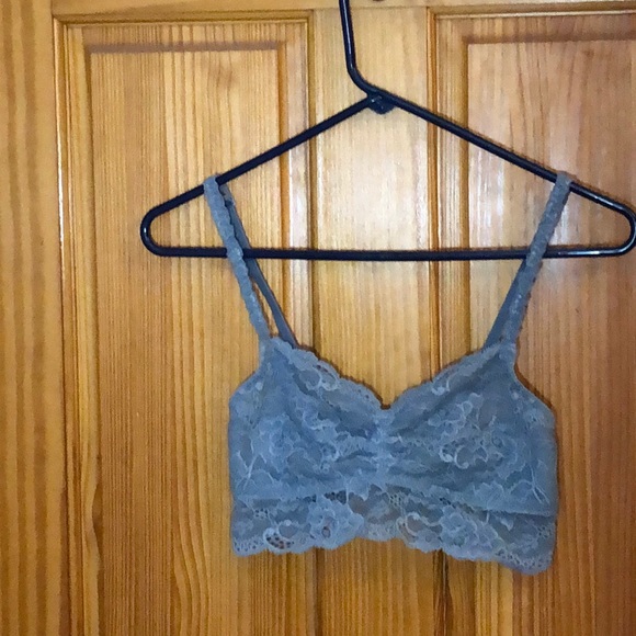 PINK Victoria's Secret Other - Gray Lacy Bralette Victoria’s Secret Pink
